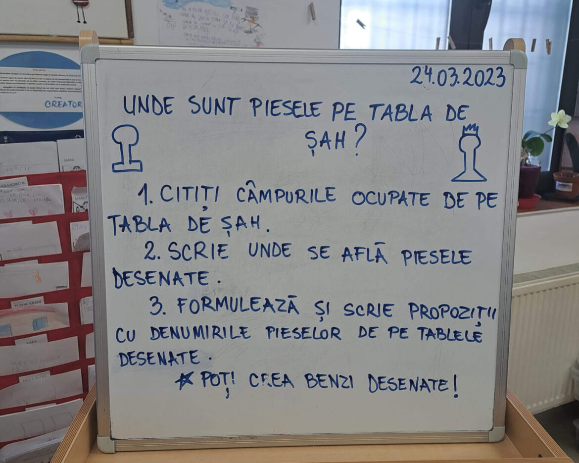 Educația și șahul fac o echipă perfectă în proiectul Step-by-Step