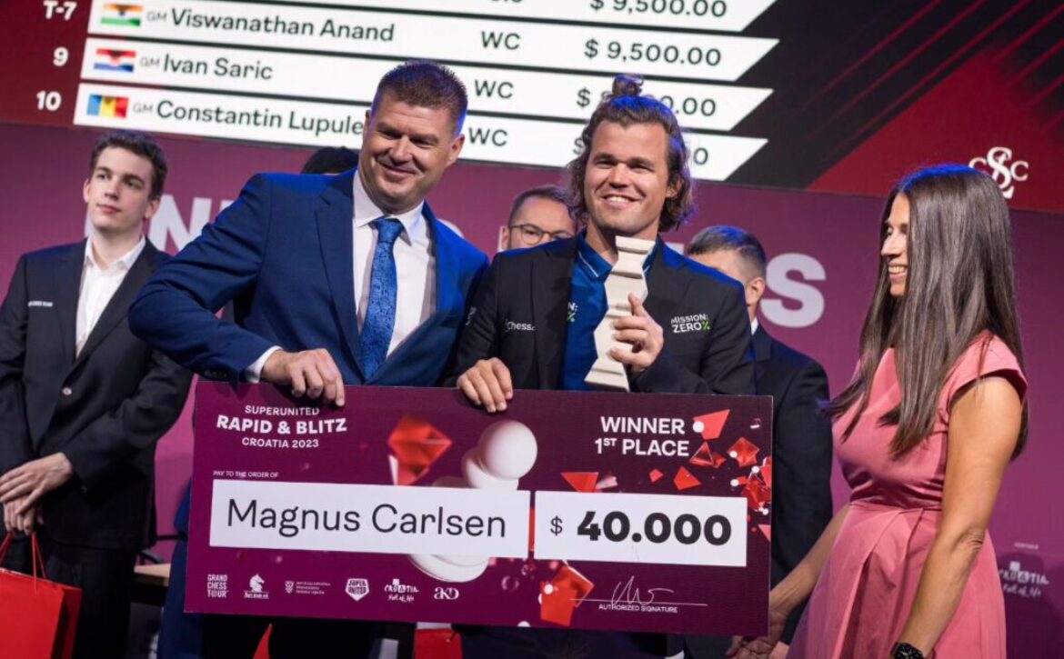Magnus Carlsen wygrał kolejny etap Grand Chess Tour