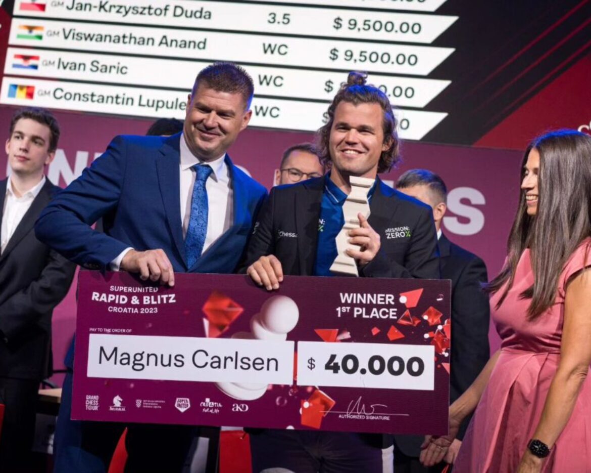 Magnus Carlsen wygrał kolejny etap Grand Chess Tour